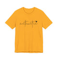 Authentic Script Tee — "authentic" Handwritten Heart Graphic T-Shirt